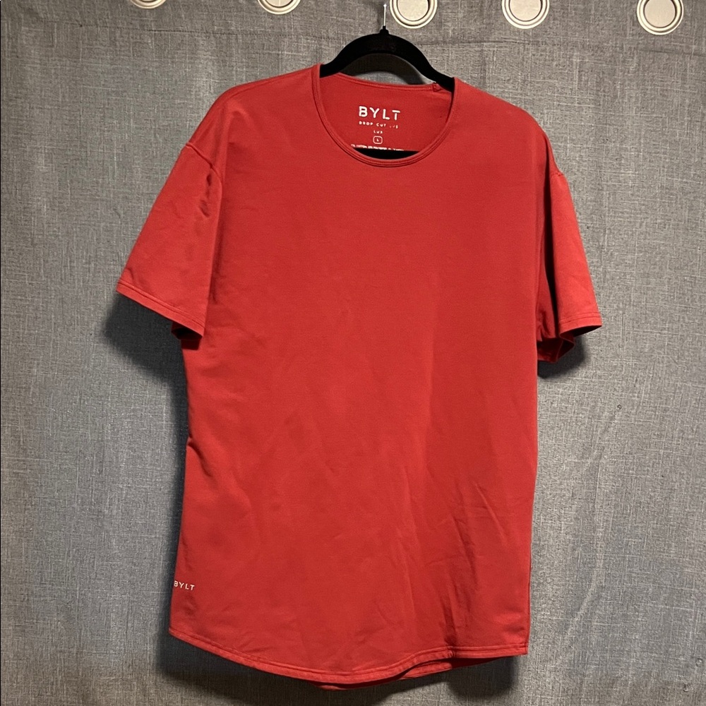 Men's BYLT Basics Red Lux T-Shirt